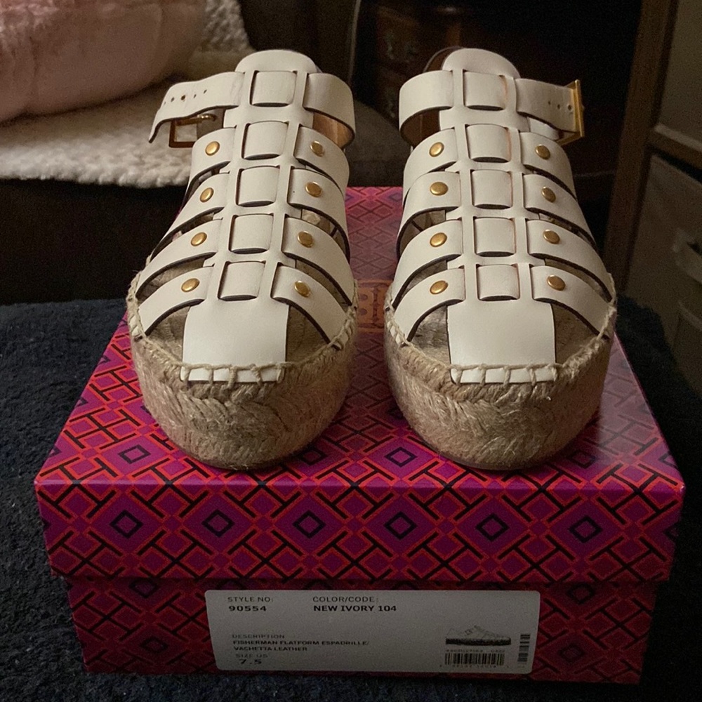 Tory Burch Ivory Sandals
